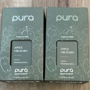 2 PURA SMART SCENT Fragrance Refill APPLE ORCHARD NEW NIB LOT 2
